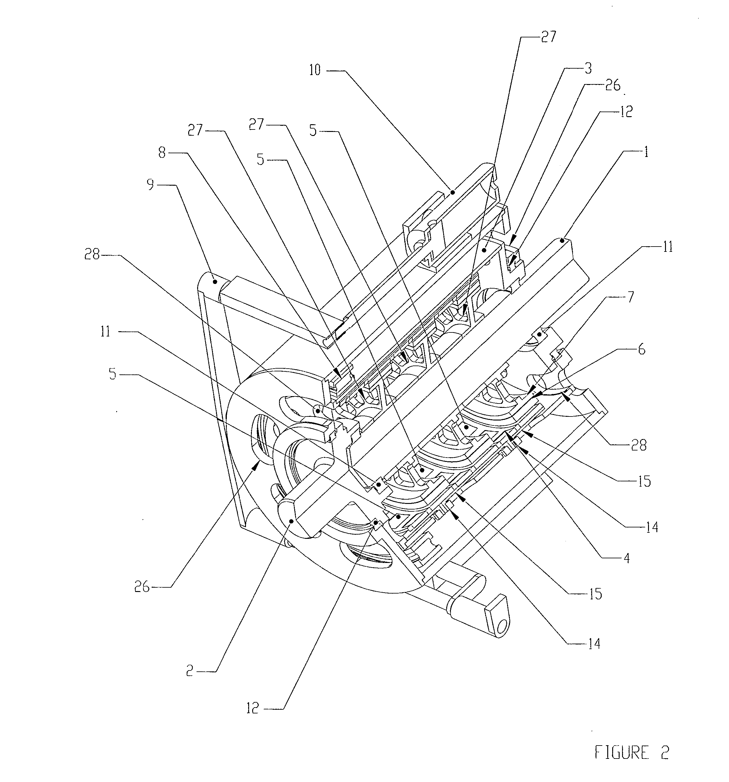 Apparatus for transferring torque magnetically