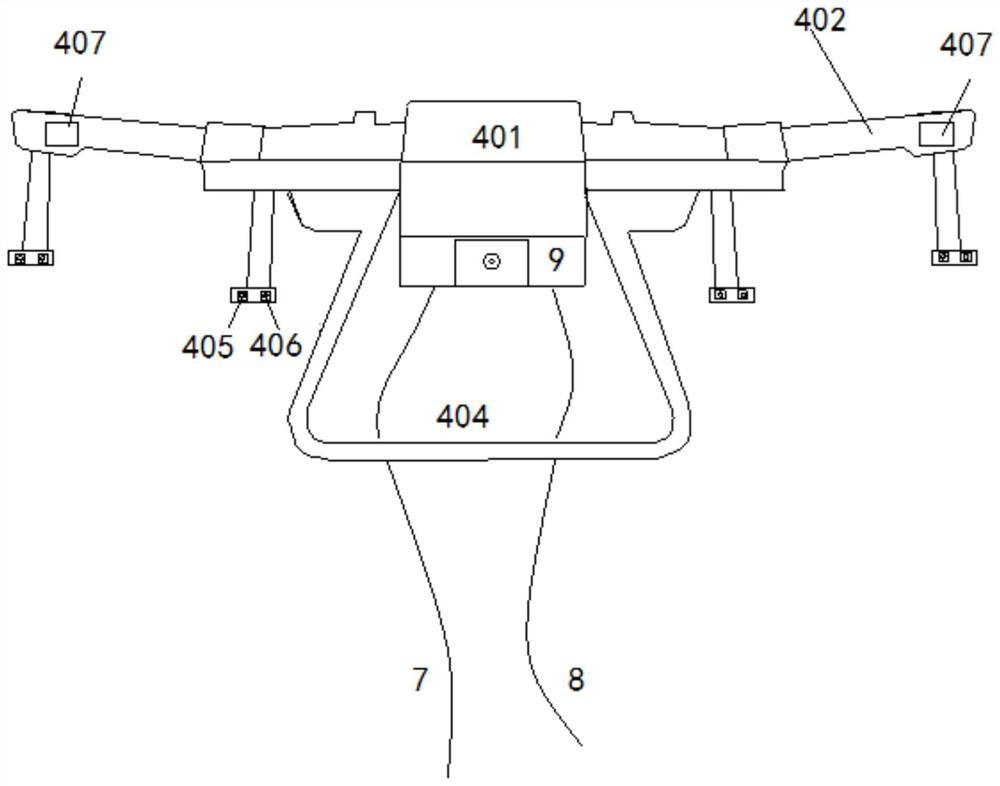 Wind power blade deicing system and method based on unmanned aerial vehicle
