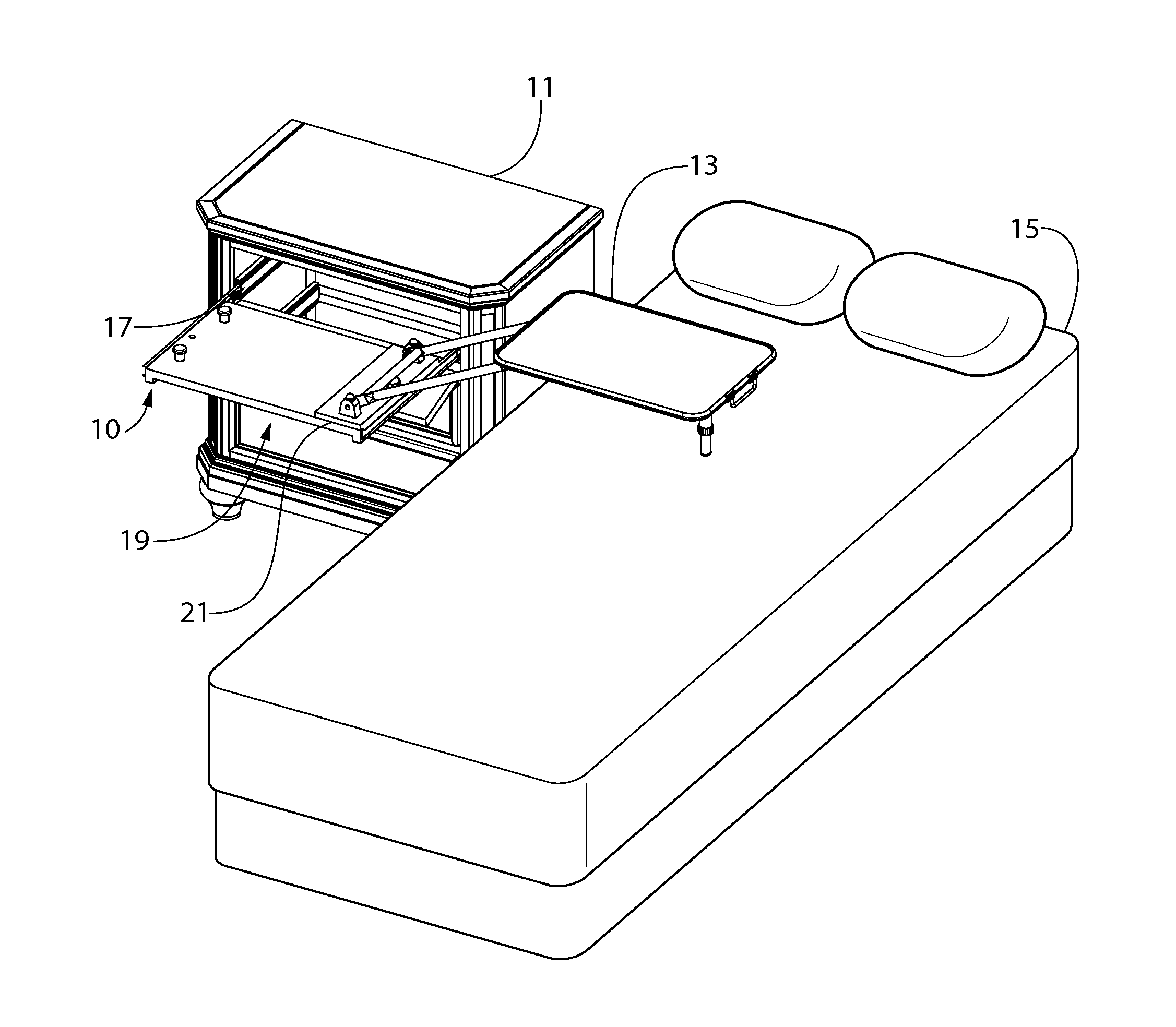 Tray table apparatus