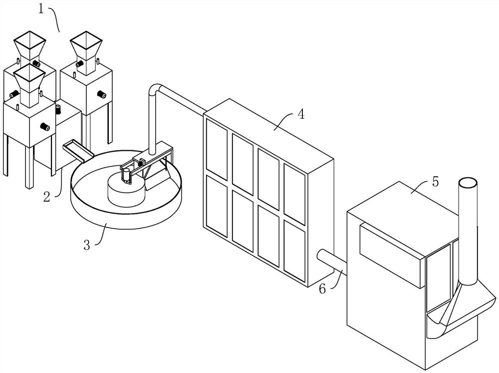 A cleaning system for viscose yarn