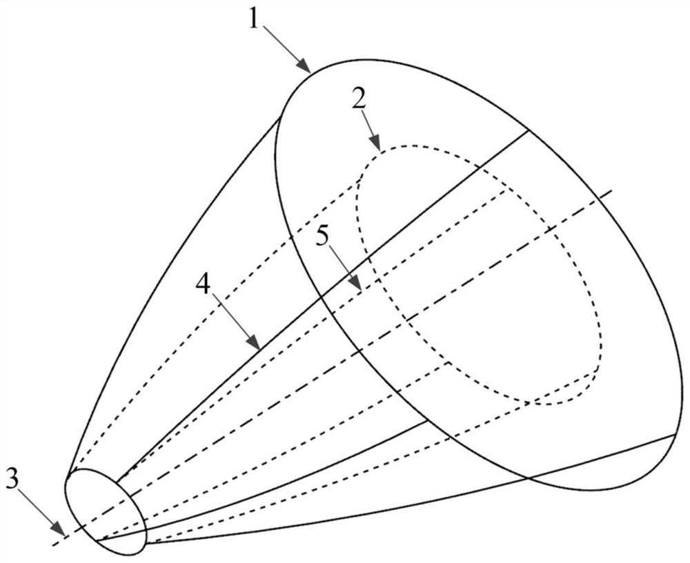Hypersonic bump compression profile inverse design method based on curved cone precursor