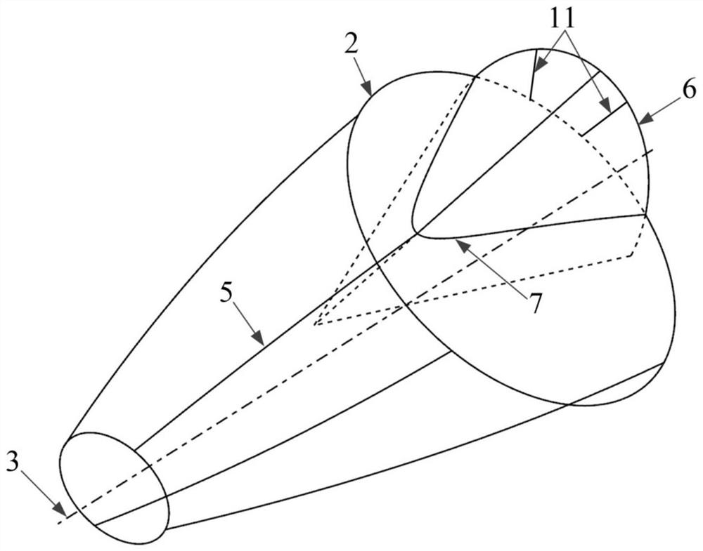 Hypersonic bump compression profile inverse design method based on curved cone precursor