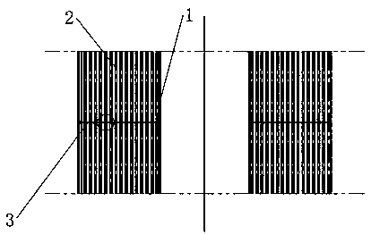 Heat exchange tube spacing keeping structure