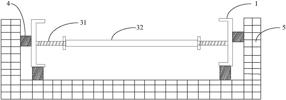 Tool-type building plate descending device and construction method thereof