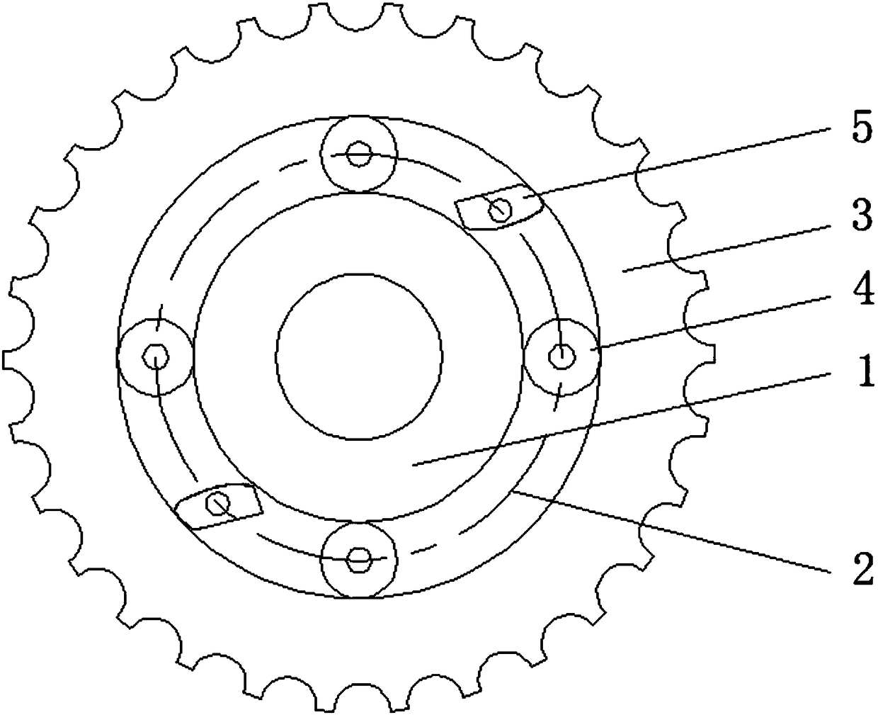 Bidirectional driving wheel disk