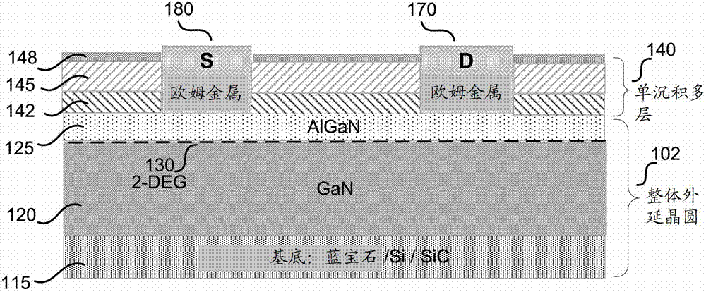 GaN high voltage HFET with passivation plus gate dielectric multilayer structure