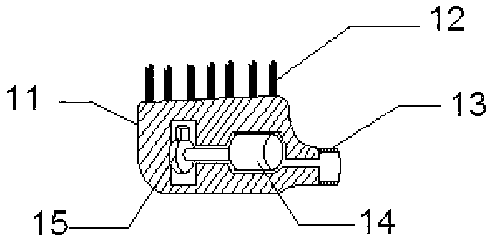 Pleura friction device under thoracoscope