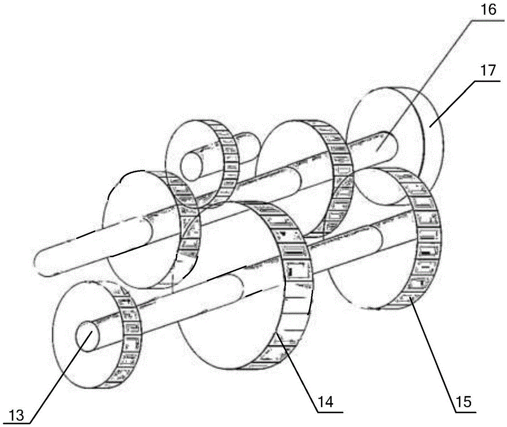 Ship-type direct-driven wave power generation device