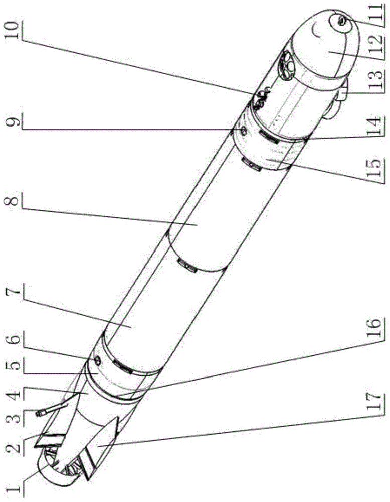 Long-term fixed-point vertical-section observation-type underwater robot