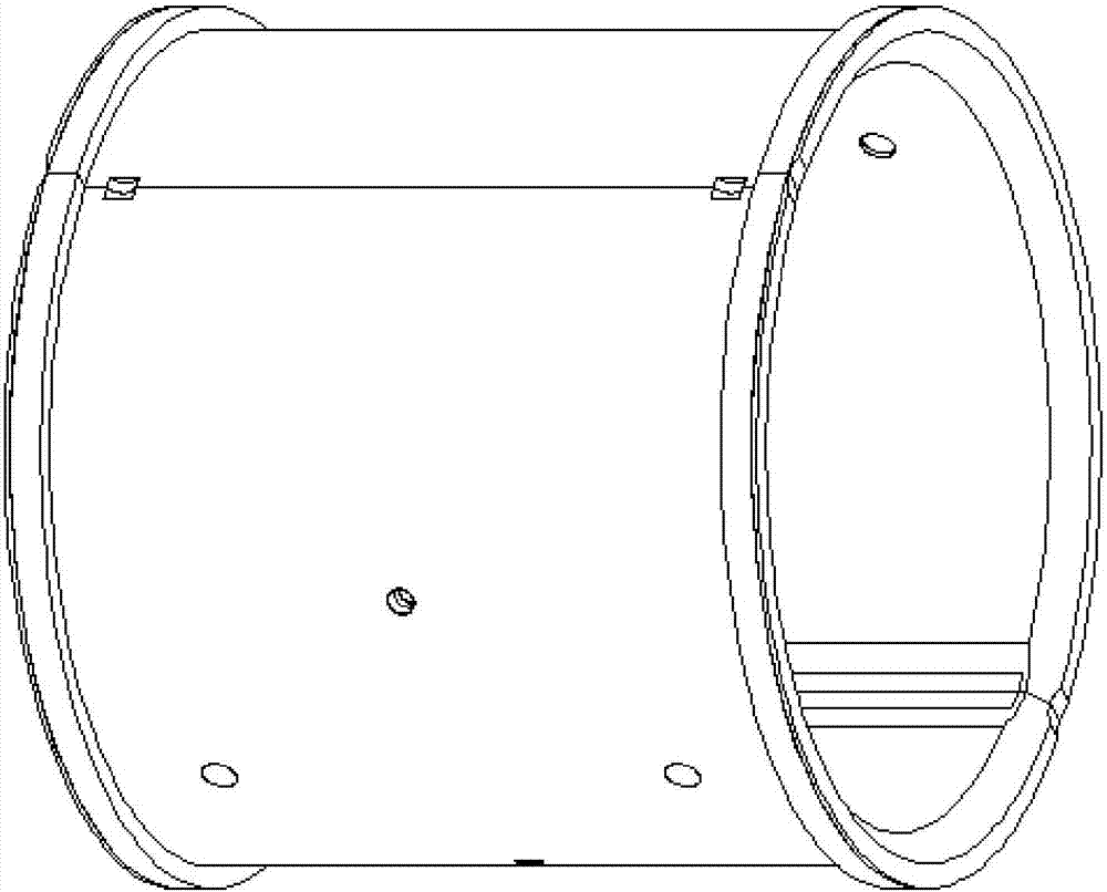 Finishing method and device for two-half-tile thin-wall bushing