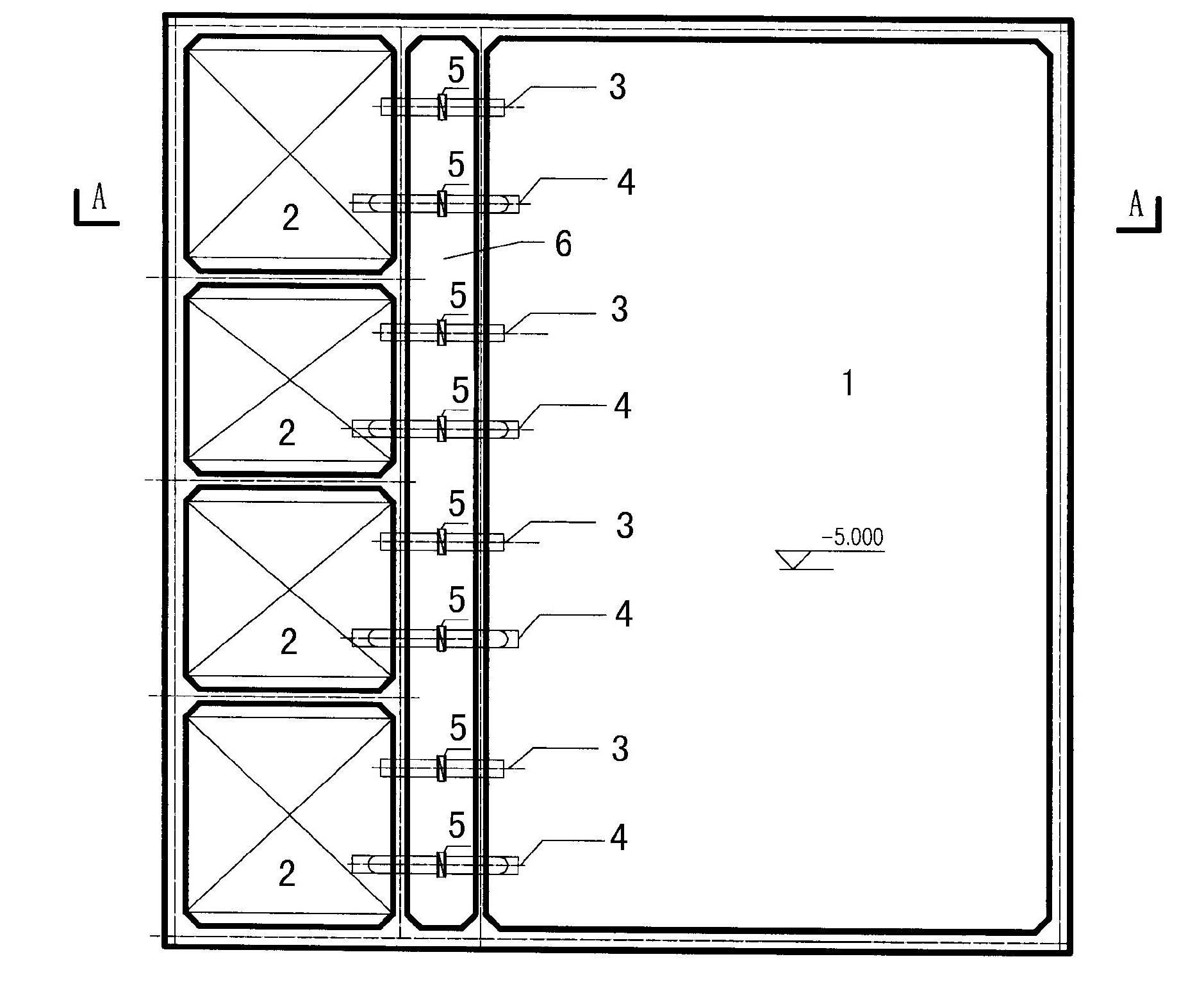 Air-lift circulation type membrane-bioreactor with membrane assembly unit capable of being independently cleaned