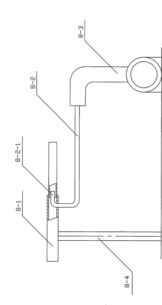 Method for baking horizontal continuous casting tundish and horizontal continuous casting tundish with negative pressure device