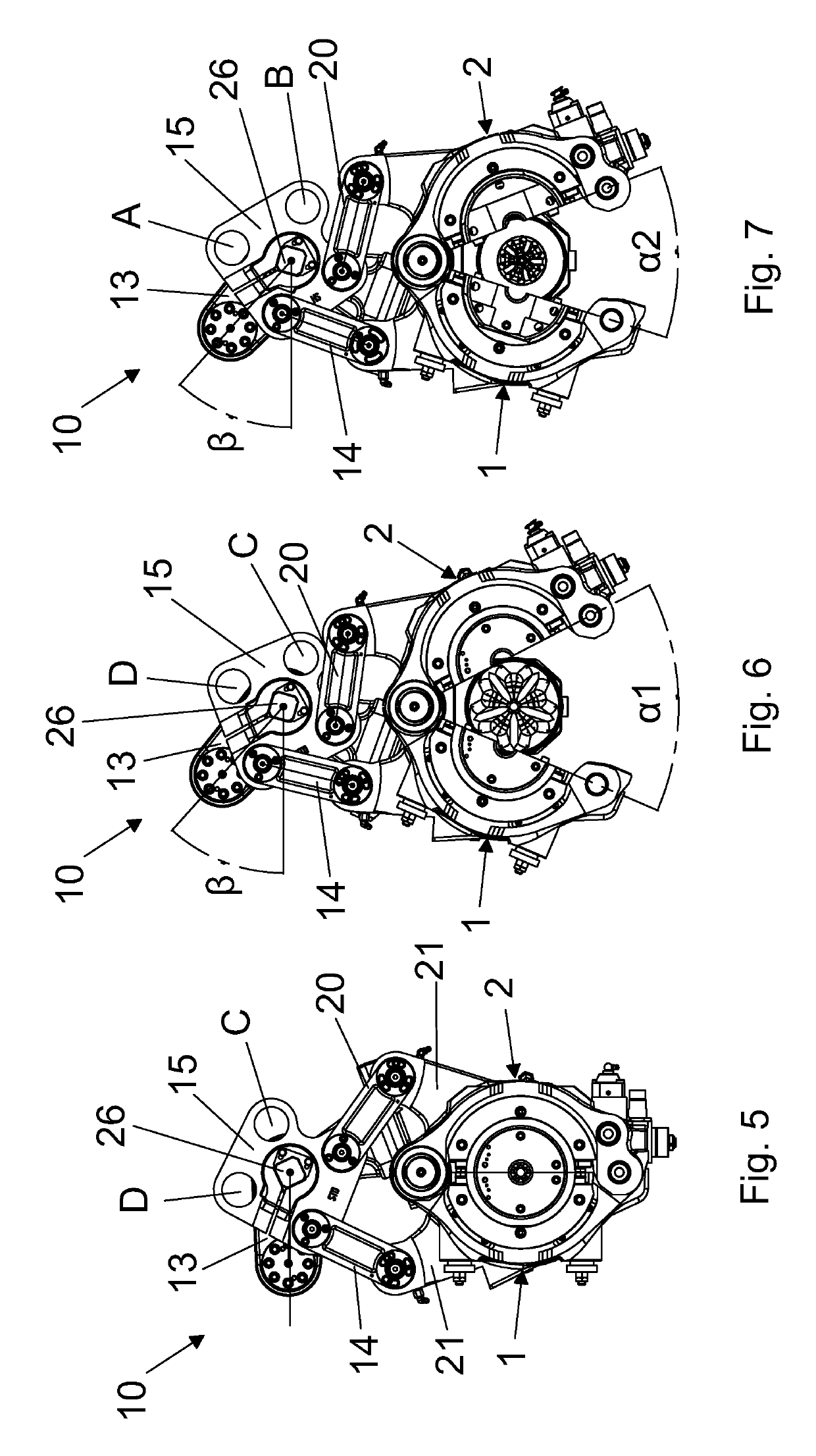 Blowing mold for blowing thermoplastic material containers