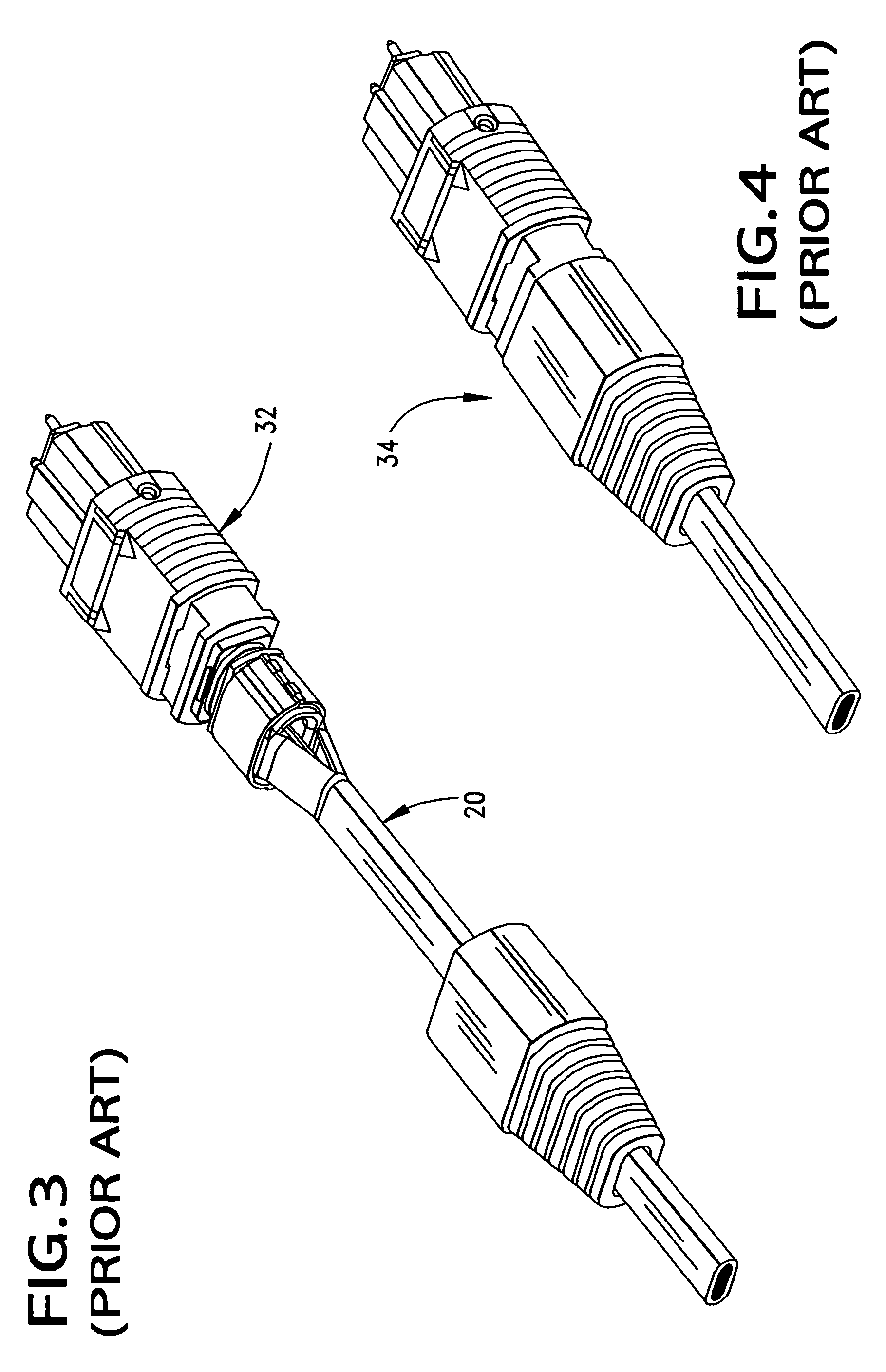 Round multi-fiber cable assembly and a method of forming same