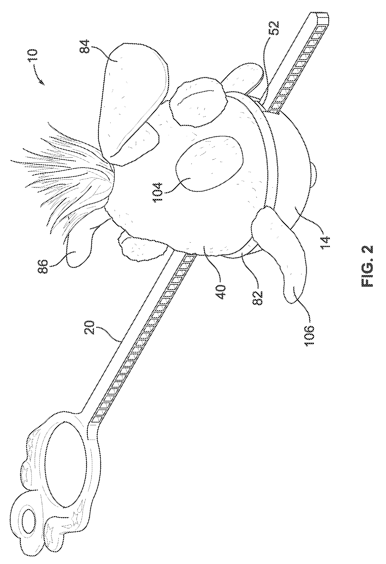 Spinning toy apparatus