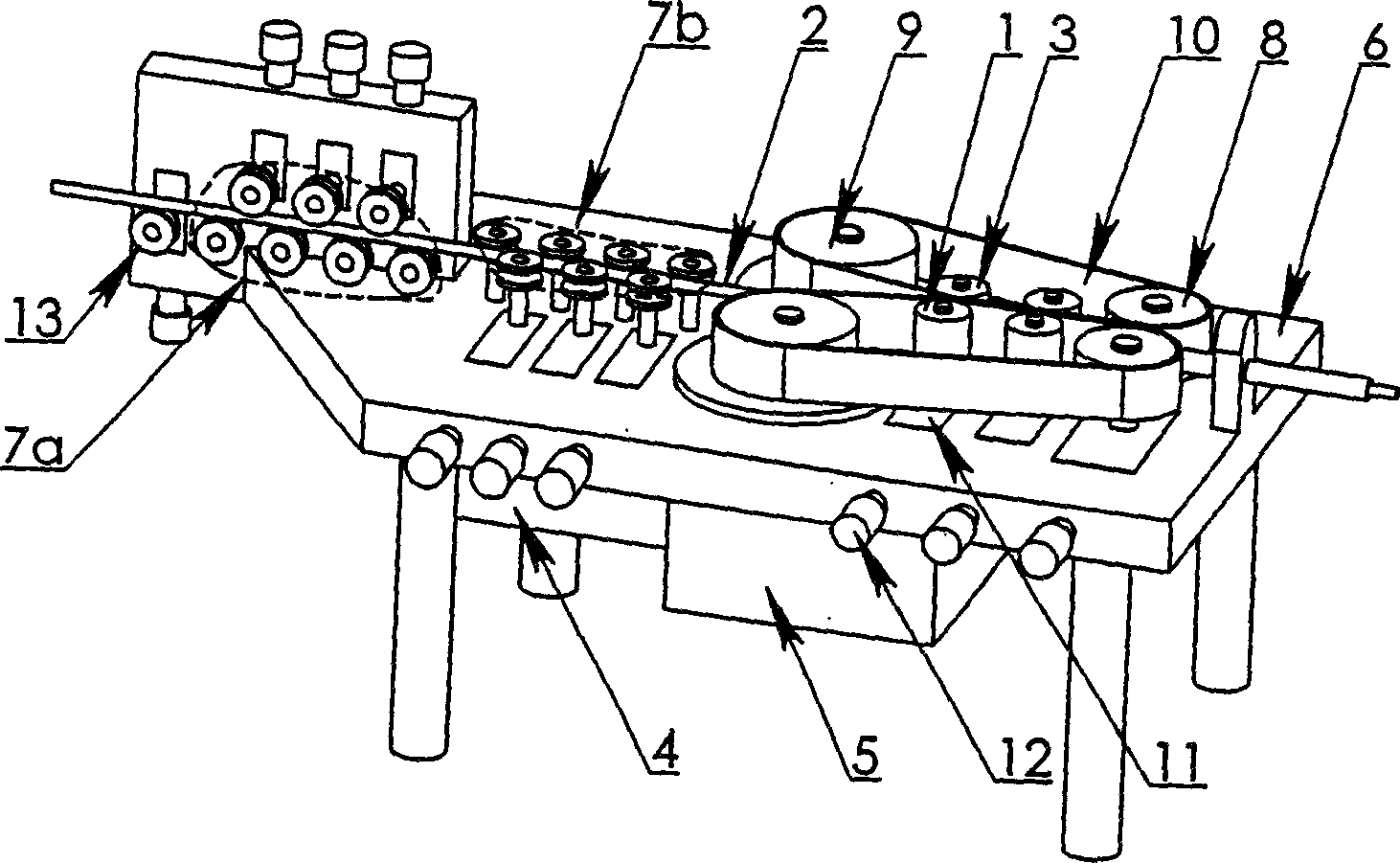 Aluminium alloy laser welding wire-feeding mechanism