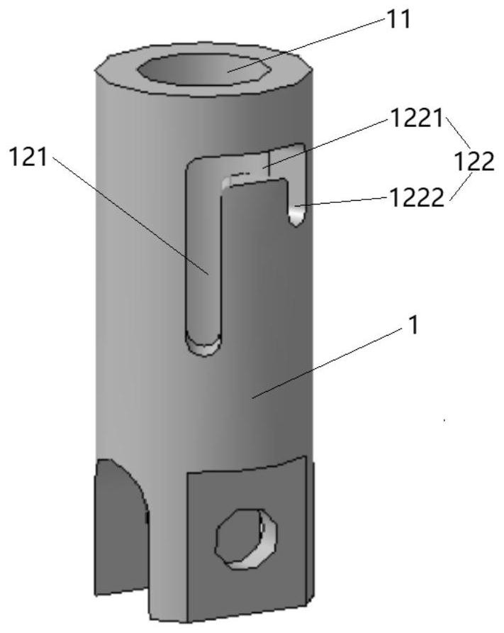 A connector and toilet paper machine