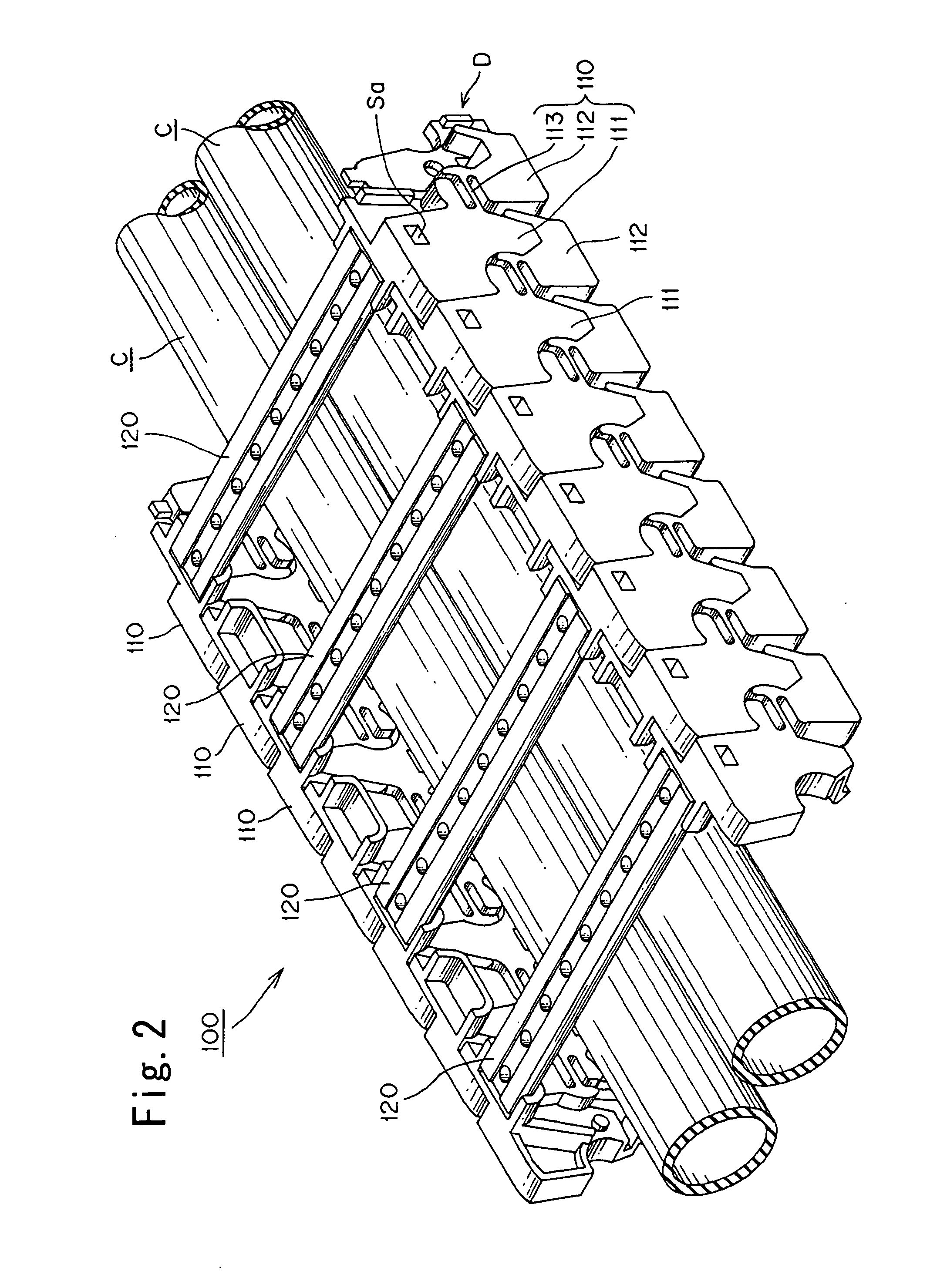 Cable protection and guide device