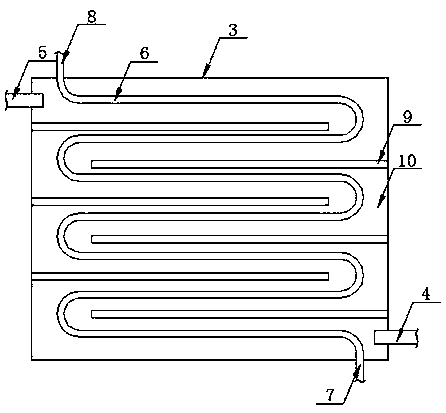 Heat conducting oil circular cooling system for amorphous magnetic materials
