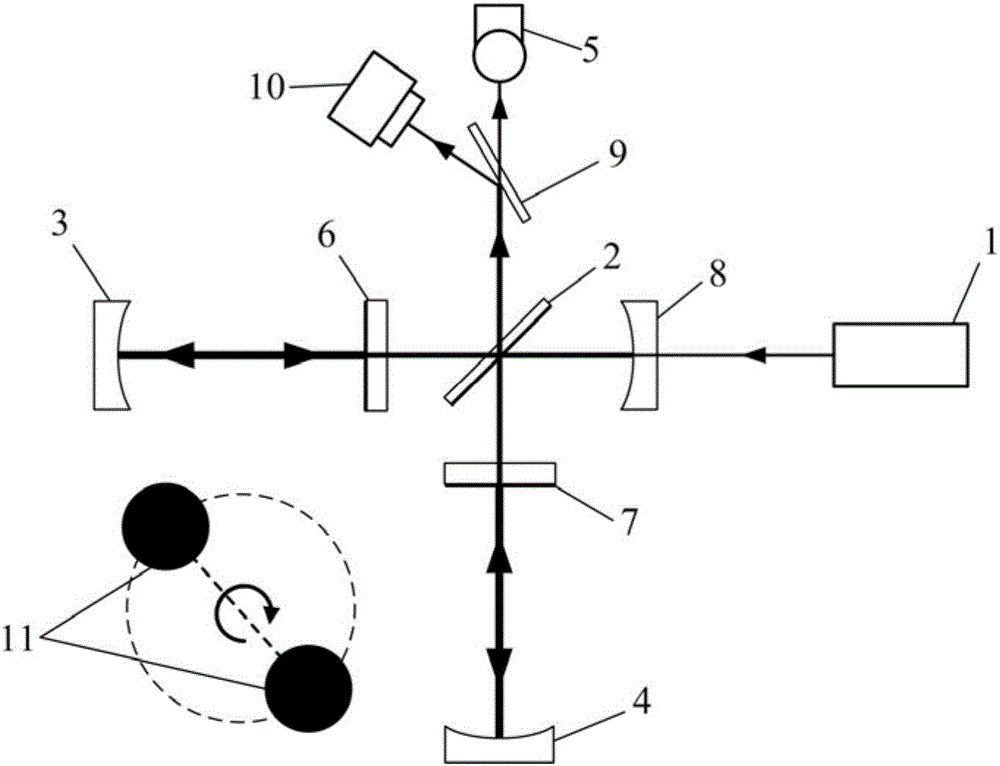 Gravitational wave experiment device