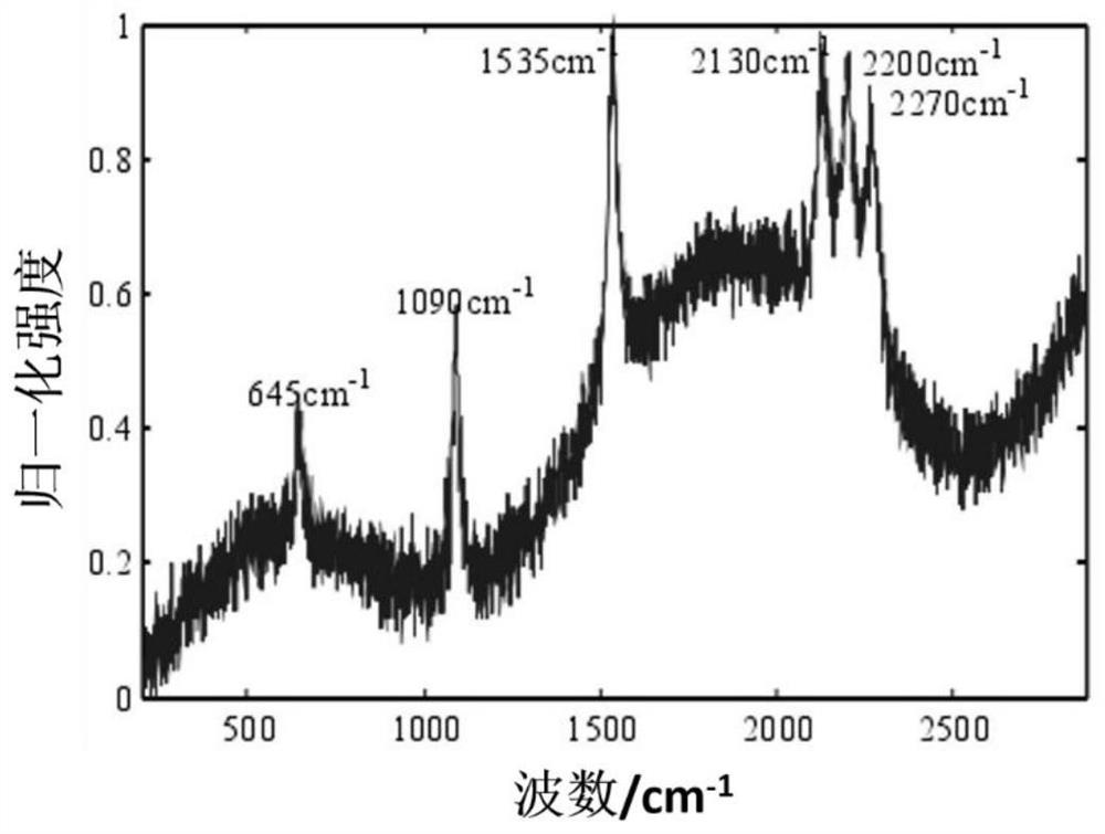 Raman spectrum peak identification method for optimizing wavelet algorithm