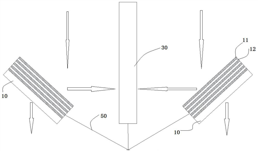 Photovoltaic module with light reflecting device