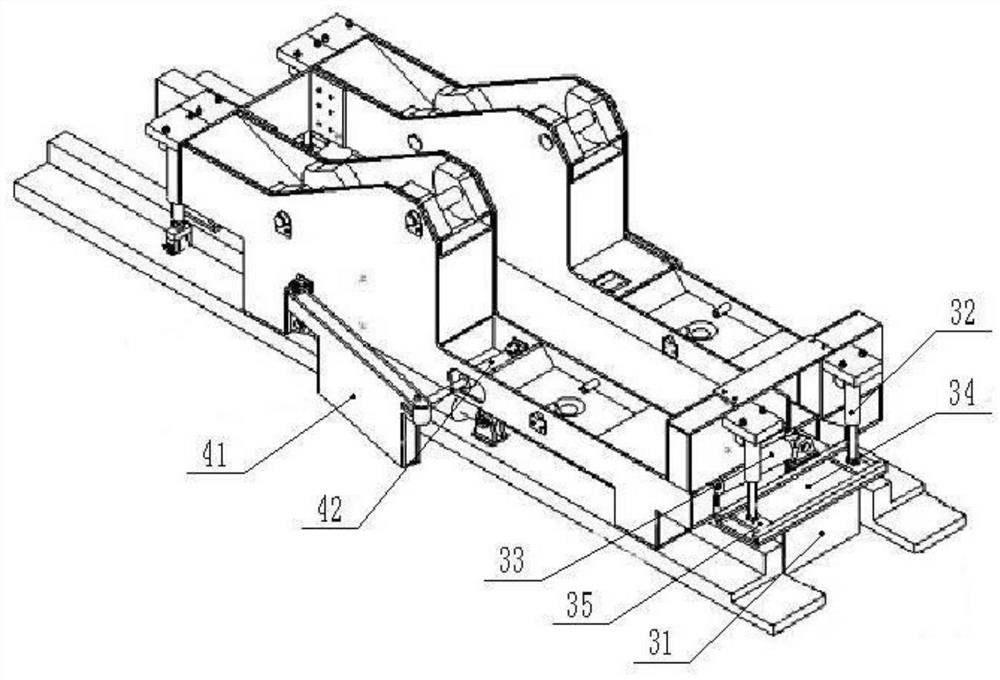 Alternate circulation self-moving track type hydraulic support in tunnel roadway