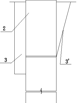 Treatment method of deviation and fracture remediation of pile body of filling pile