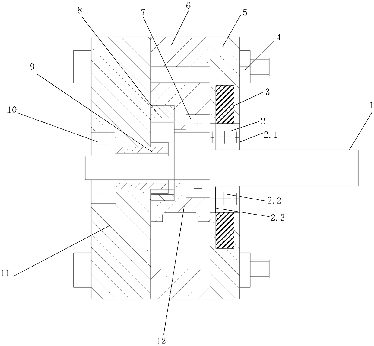 An end face air intake device for a rotary engine