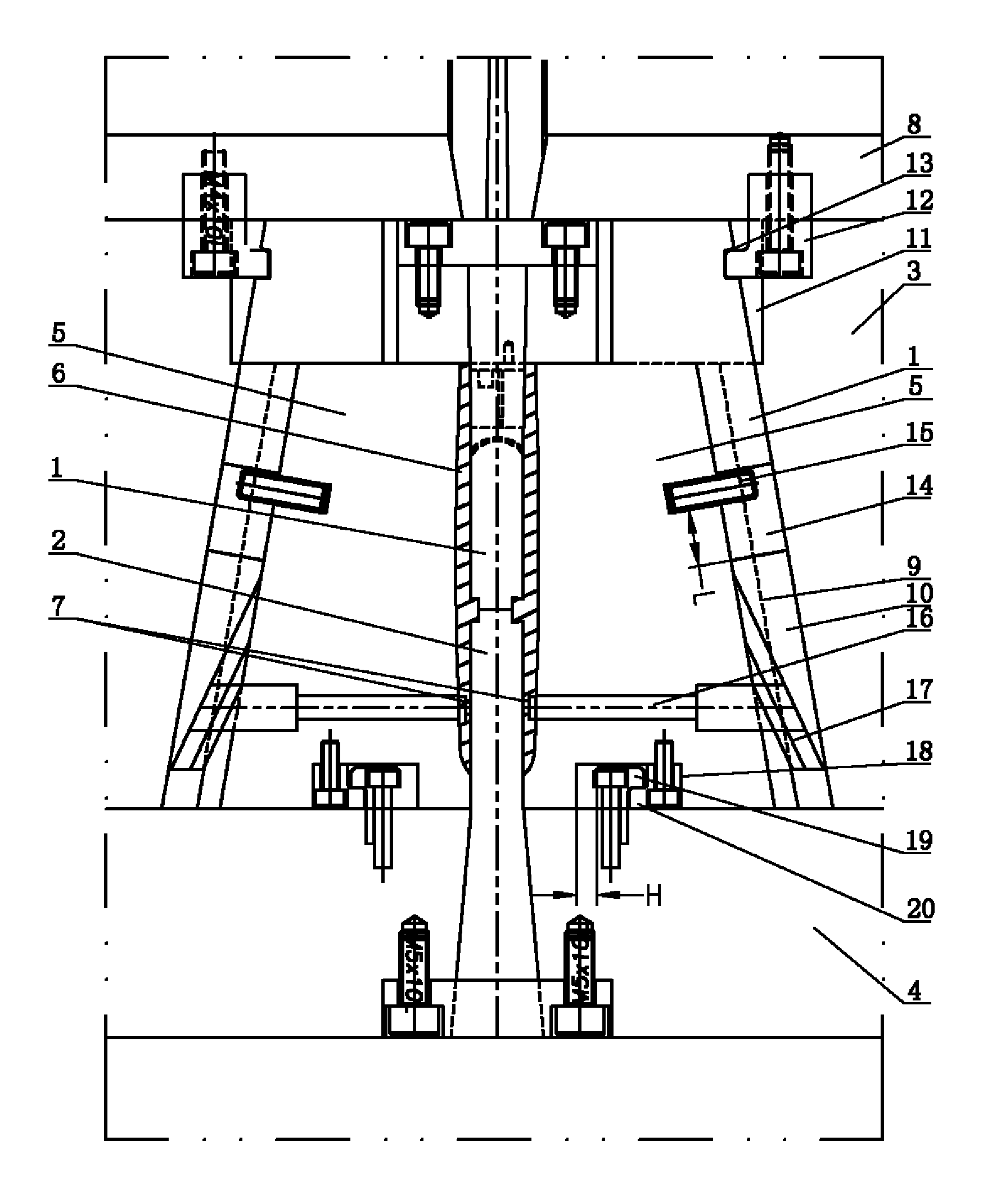 Core-pulling and demolding sequential structure for lateral sliding block insert