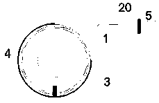 External screwing combined thread piece for fabricated structure