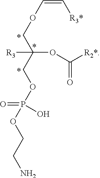 Methods for the synthesis of 13C labeled plasmalogen