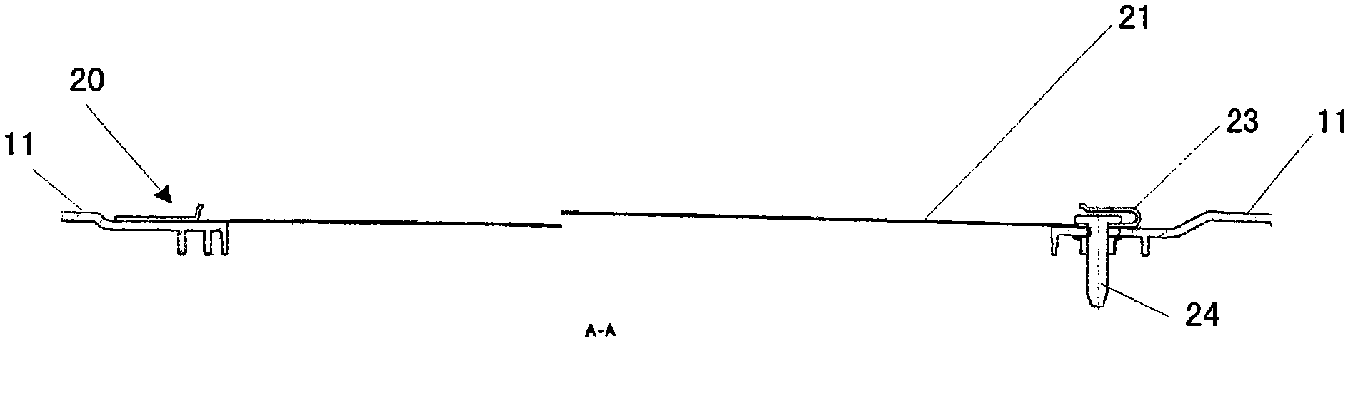 Vehicle instrument board assembly for mounting airbag assembly