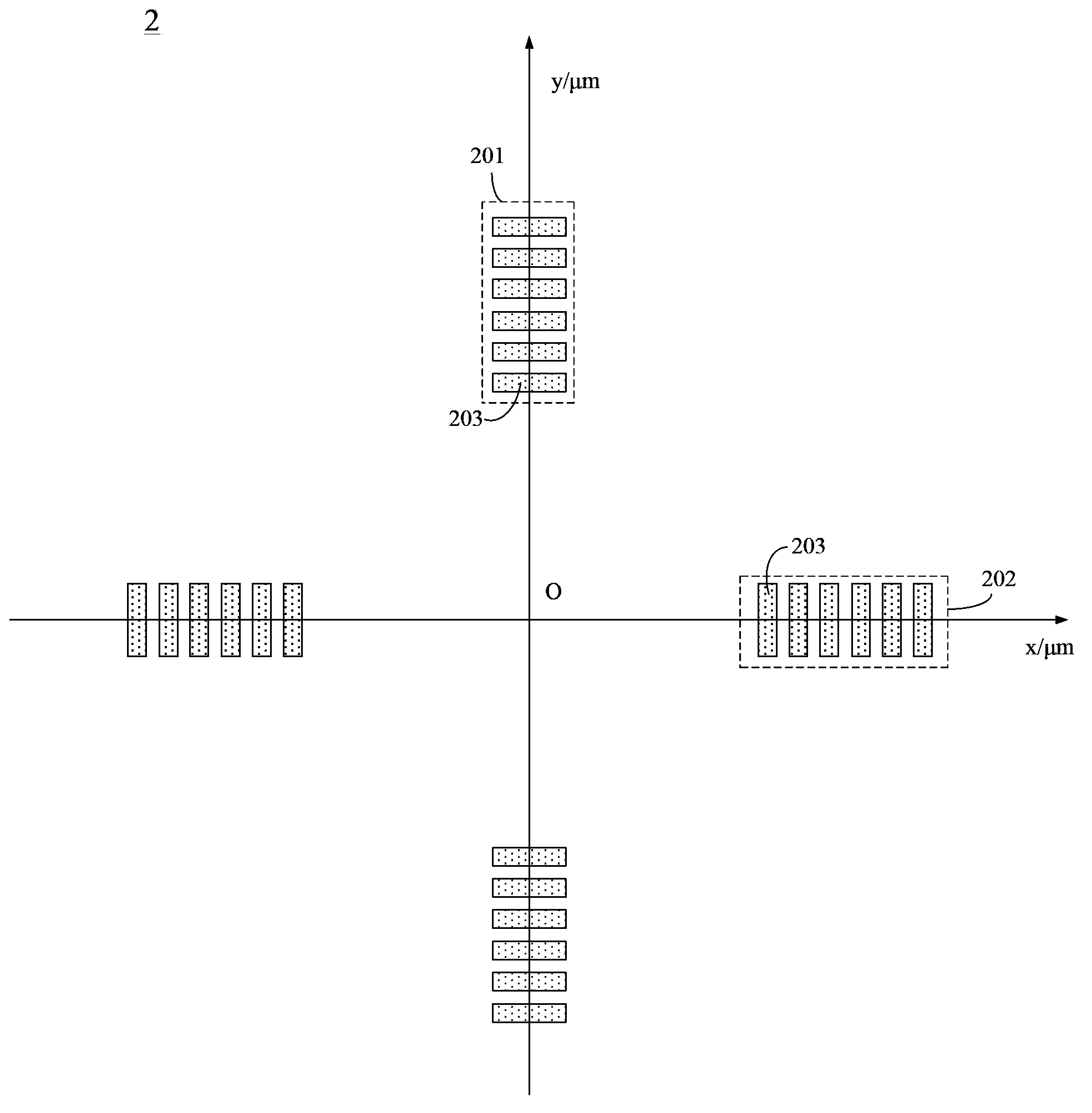 Bonding alignment mark and method for calculating offset