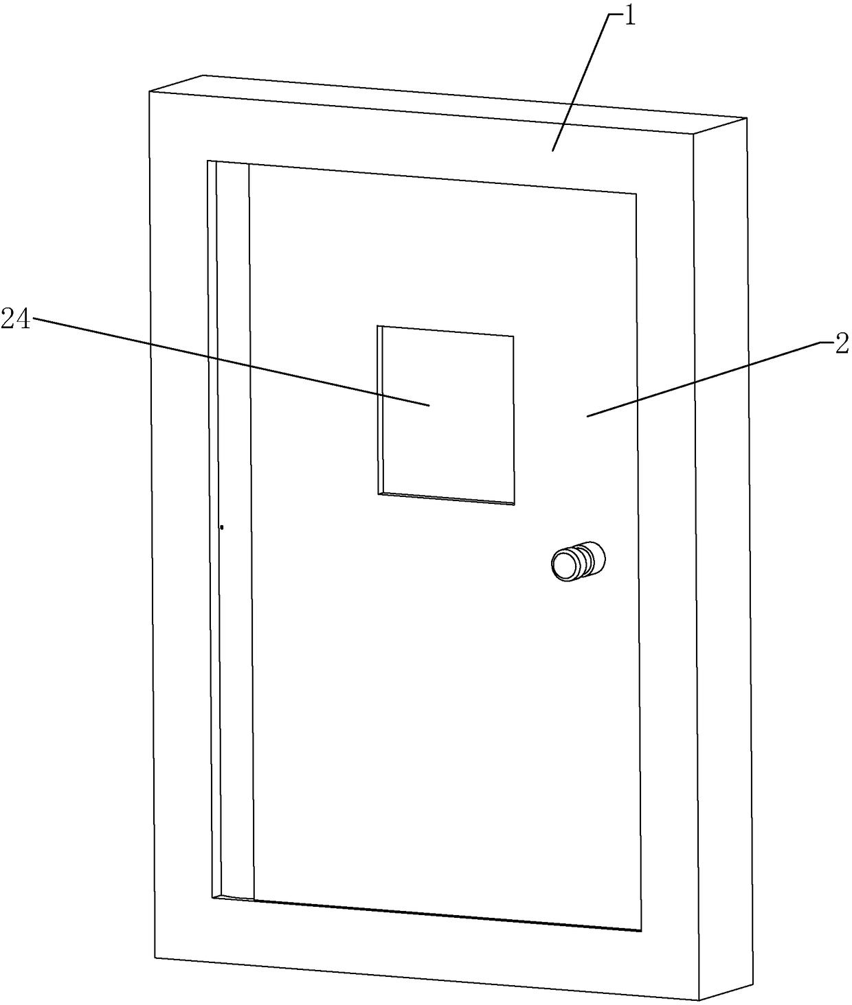 Wooden fireproof door and manufacturing process thereof