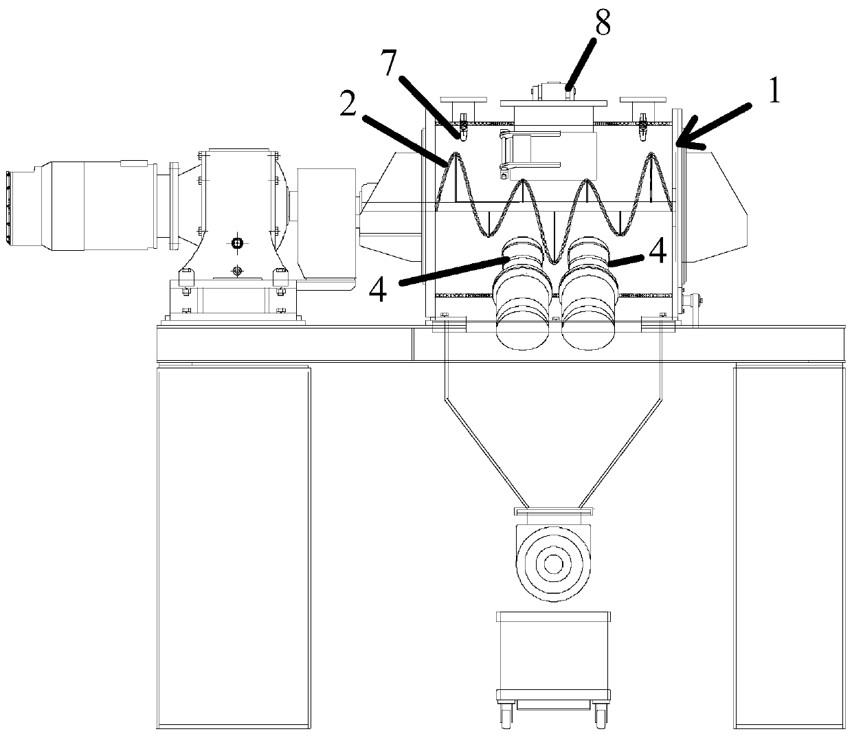 Powder blender mixer