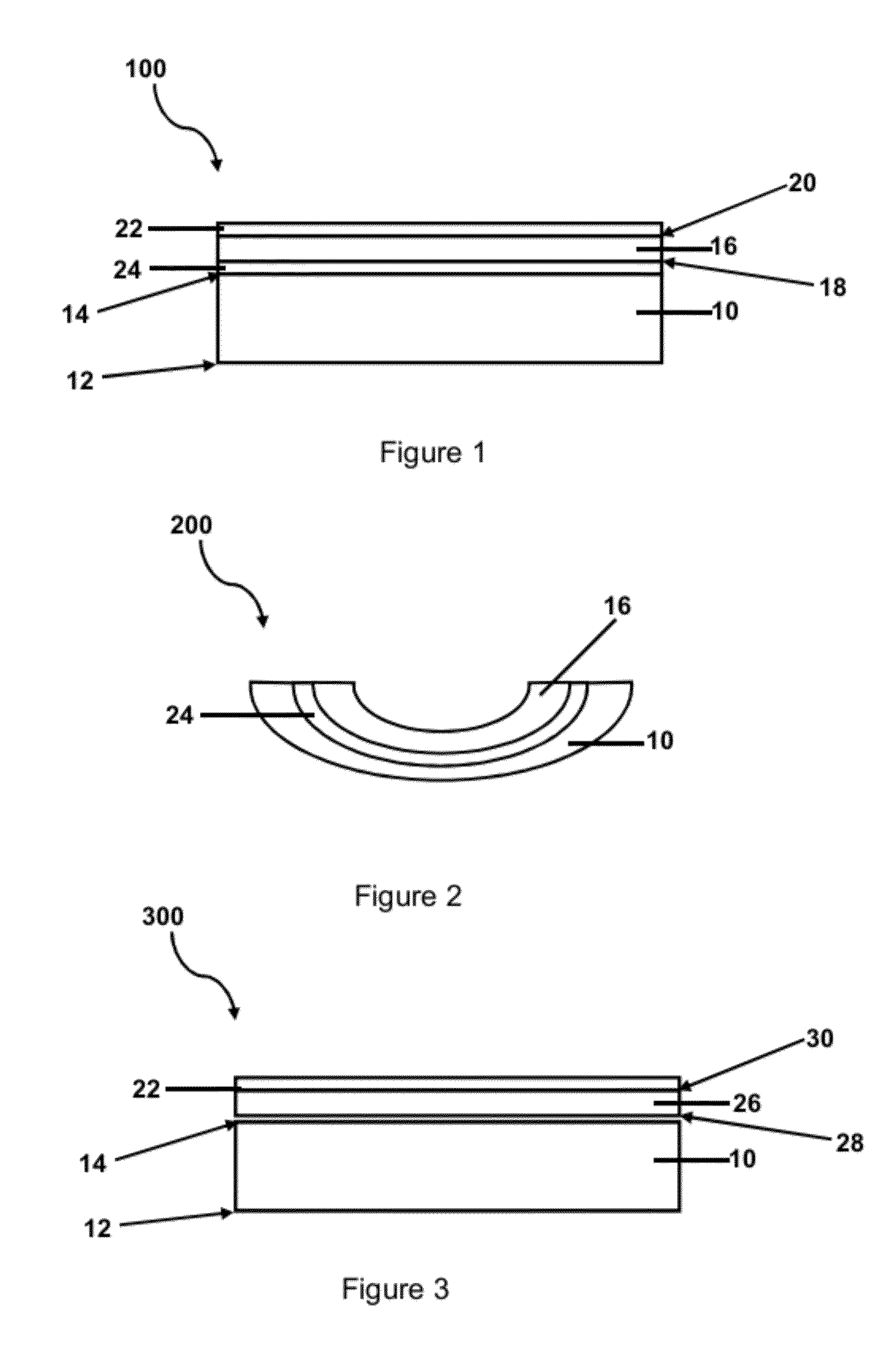 Laminated structure for semiconductor devices