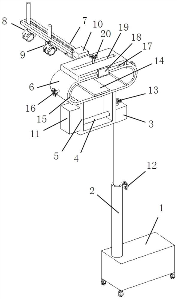 Postoperative rehabilitation nursing training device