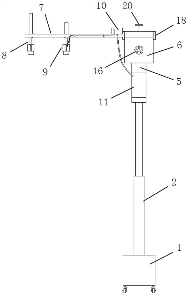 Postoperative rehabilitation nursing training device