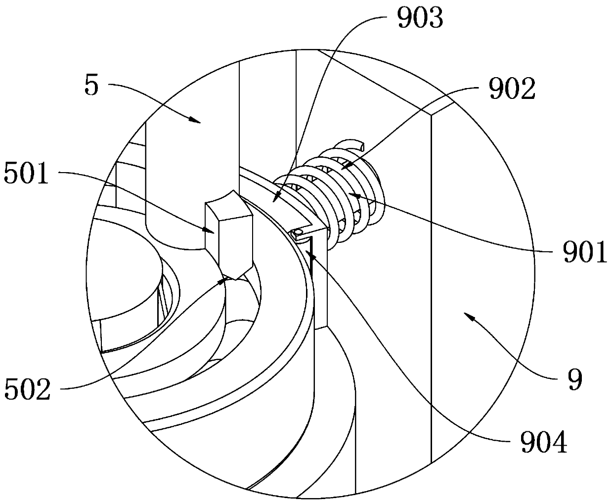 Bearing assembly device capable of automatically assembling rolling ball