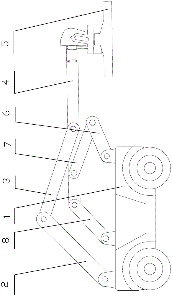 Two-degree-of-freedom hybrid drive controllable hoisting crane