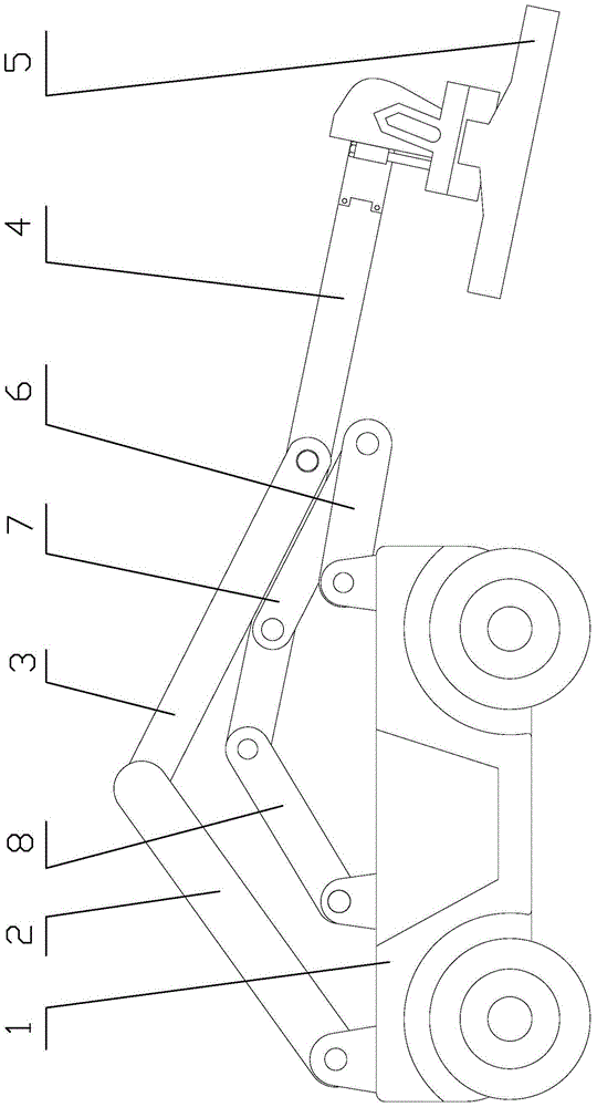 Two-degree-of-freedom hybrid drive controllable hoisting crane