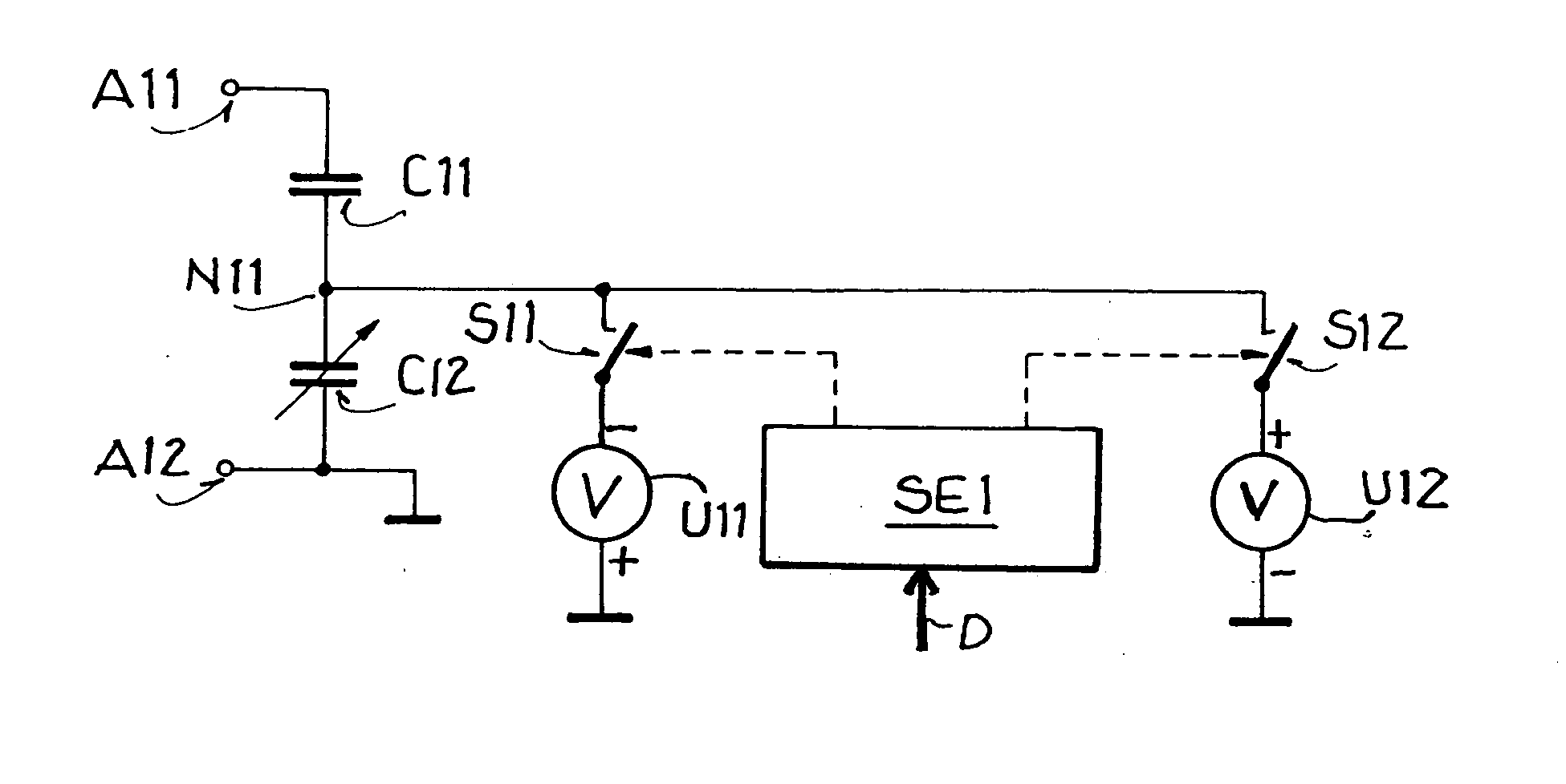 Circuit arrangement and method for phase modulation in a backscattering transponder