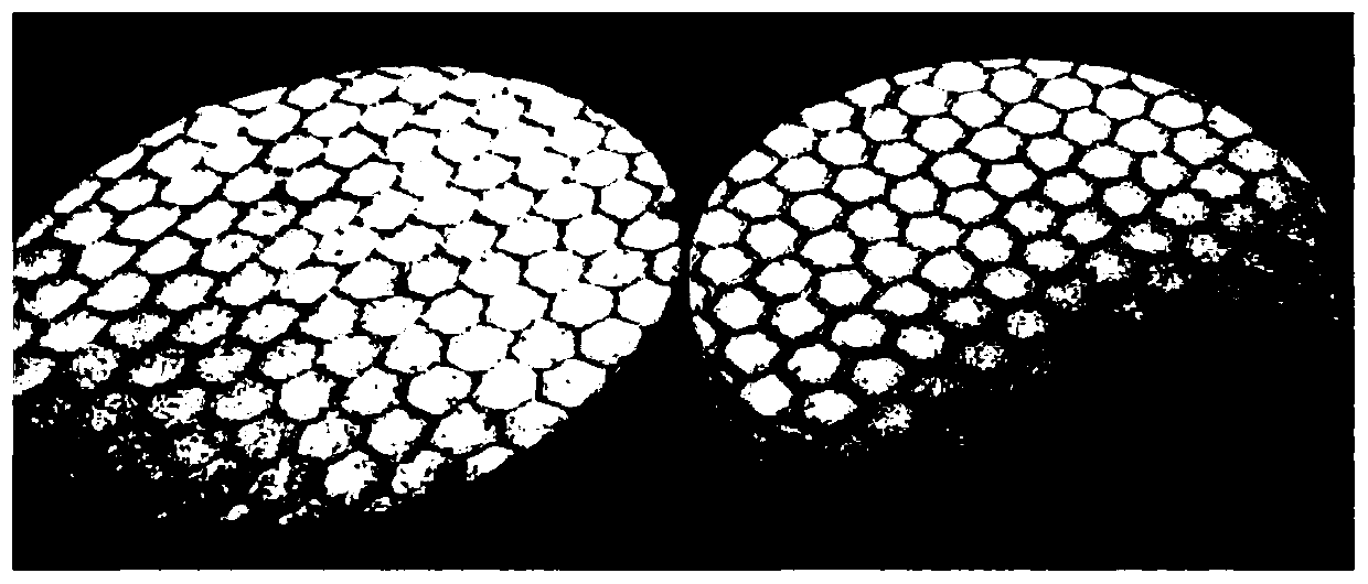 Heat-insulating and sound-absorbing honeycomb core material and preparation method thereof