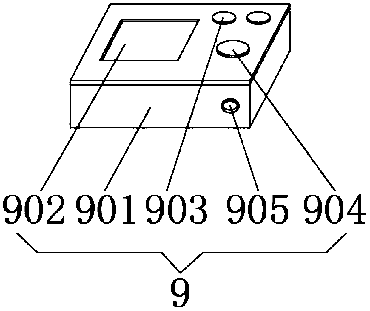 Intelligent pressing fixing strap