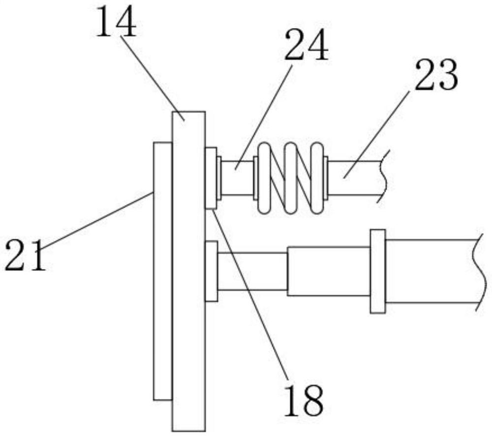 A slide rail cleaning structure for aluminum alloy doors and windows