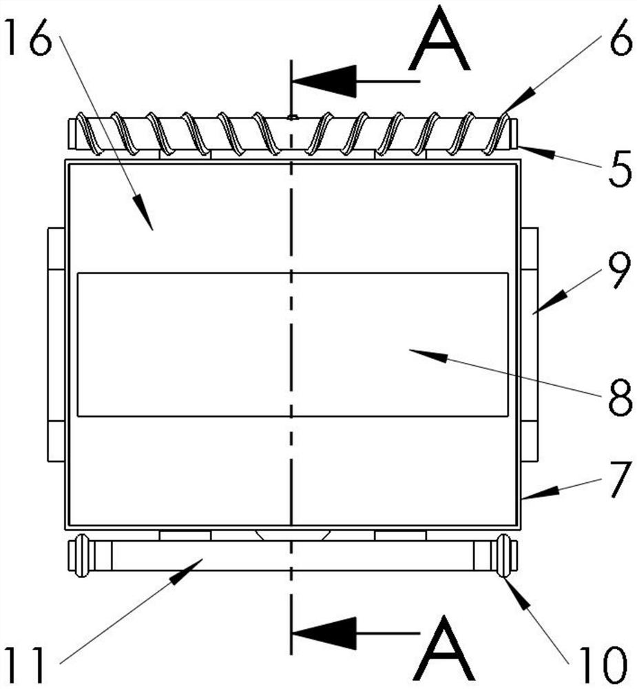 A road crack treatment device