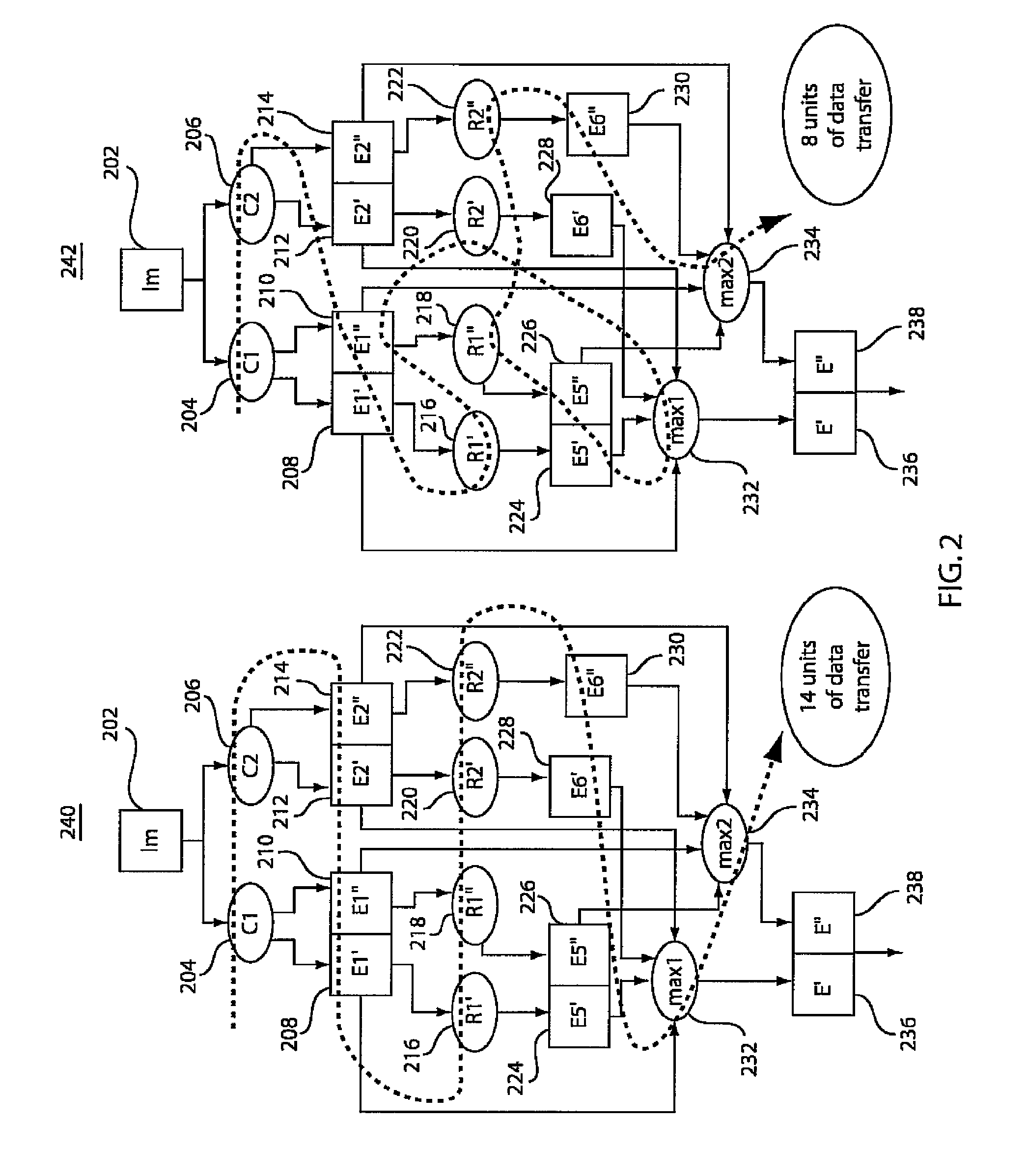 Methods and systems for managing computations on a hybrid computing platform including a parallel accelerator