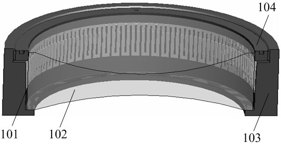 A lens fixing structure