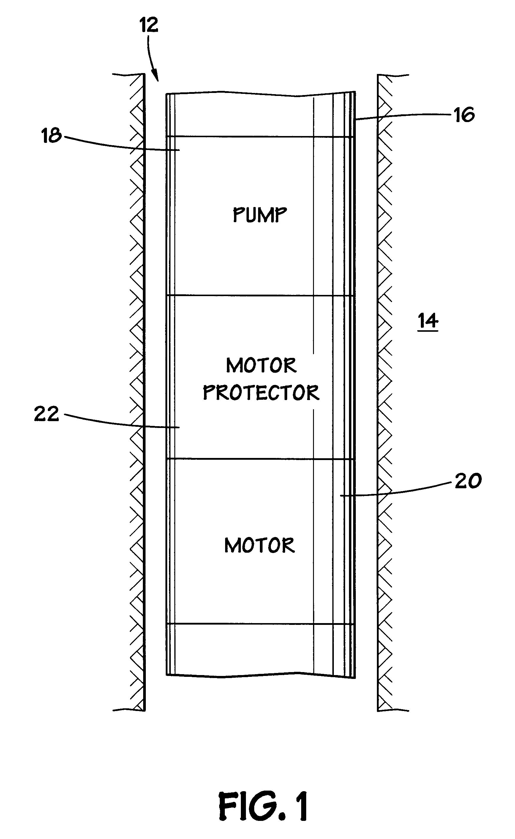 Piston motor protector, and motor and pumping system incorporating the same